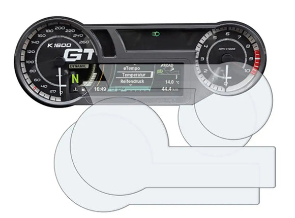 DSP-BMW-004 - R&G RACING BMW K1600 Dashboard Screen Protector Kit