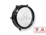 CA210PR - CNC RACING Pramac Racing Limited Edition Ducati Panigale V4 Clear Clutch Cover