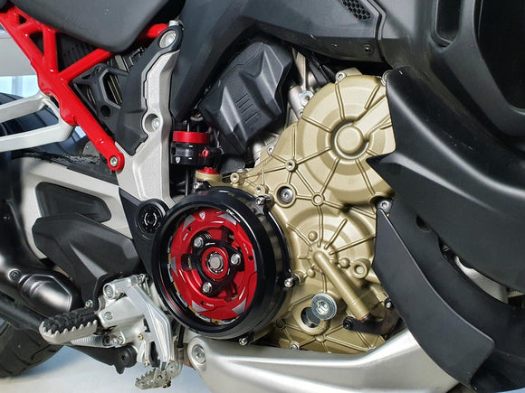 CA210 - CNC RACING Ducati Diavel V4 / Multistrada V4 Clear Clutch Cover + Conversion Kit