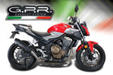 GPR Honda CB500F (2019 – ) Full Exhaust System "GPE Anniversary Black Titanium" – Accessories in the 2WheelsHero Motorcycle Aftermarket Accessories and Parts Online Shop