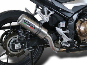 GPR Honda CB500F (17/18) Slip-on Exhaust "M3 Inox" (EU homologated)