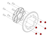 DA388 - CNC RACING Ducati Gear Ring Nuts (M8x1.25)