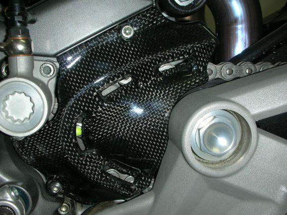 CARBONVANI Ducati Monster 696/796/1100 Carbon Front Sprocket Cover
