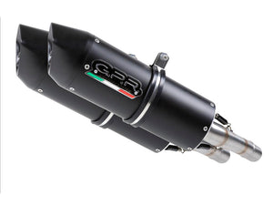 GPR Yamaha YZF-R1 (04/06) Dual Slip-on Exhaust "Furore Nero" (EU homologated)