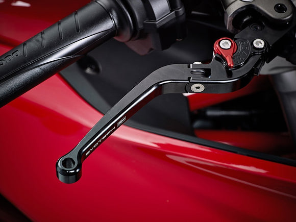 EVOTECH Ducati SuperSport 939 Handlebar Levers (Long, Folding) – Accessories in the 2WheelsHero Motorcycle Aftermarket Accessories and Parts Online Shop