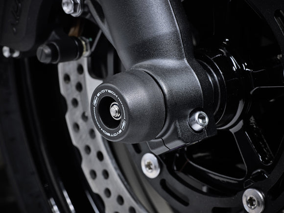 EVOTECH Kawasaki Ninja 650 / Z650 (2017+) Front Wheel Sliders – Accessories in the 2WheelsHero Motorcycle Aftermarket Accessories and Parts Online Shop