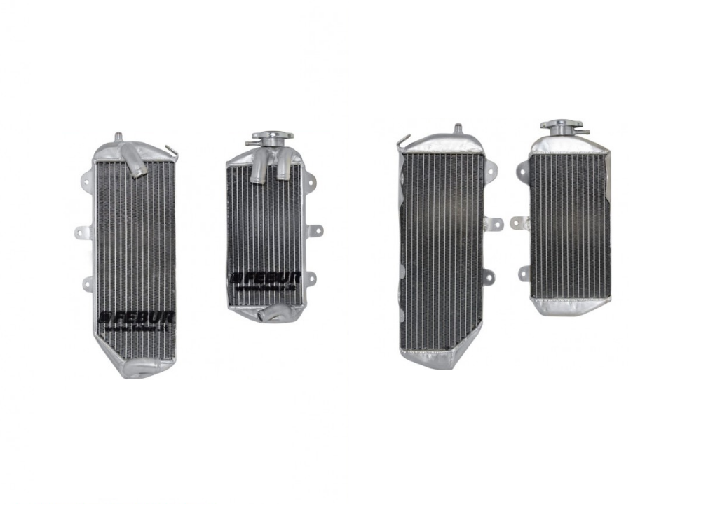 FEBUR Honda CRF450R (17/18) Complete Racing Water Radiators (Pair ...