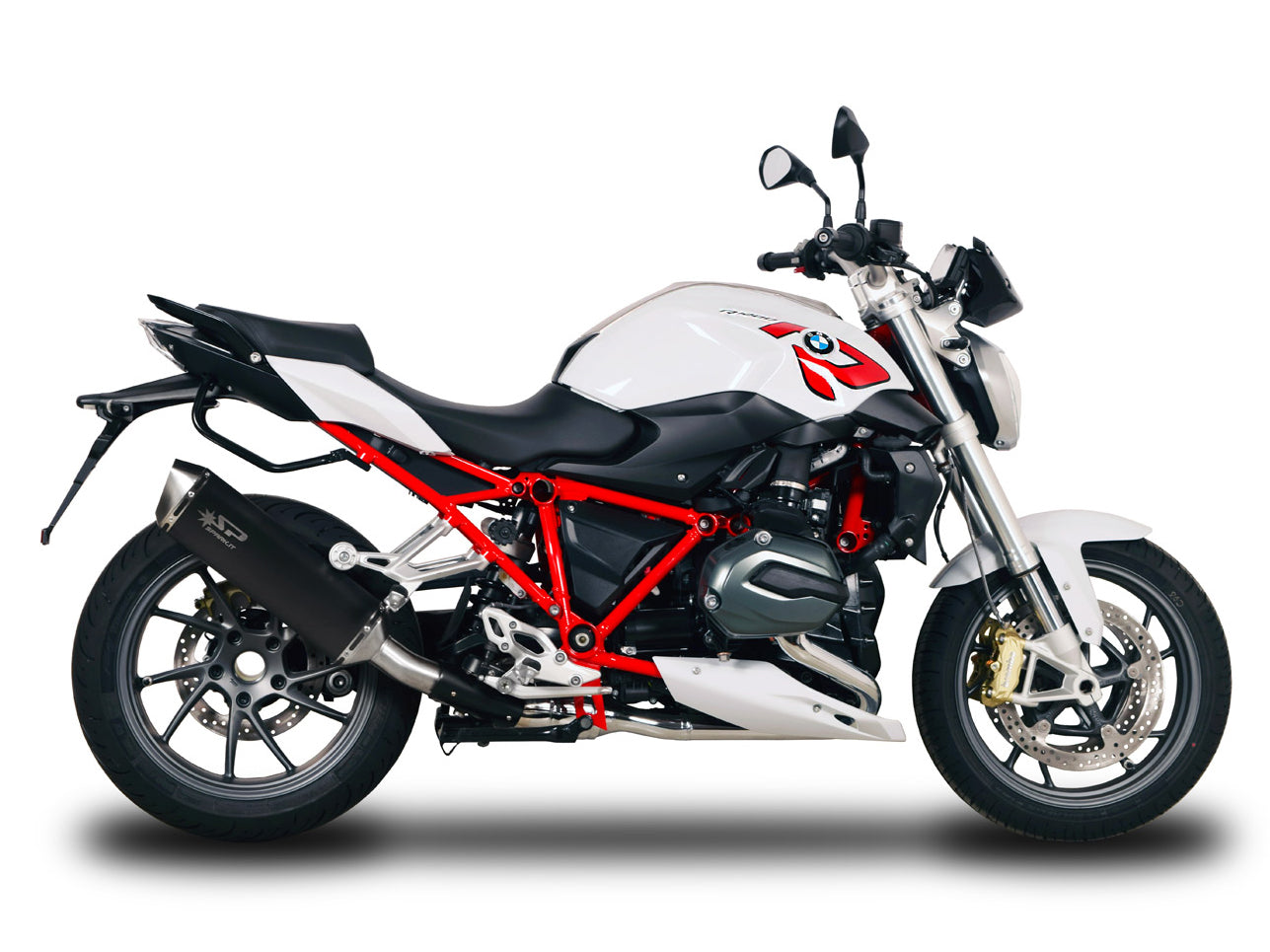SPARK BMW R1200R / R1200RS (15/16) Slip-on Exhaust (dark