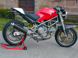 SPARK GDU0804 Ducati Monster 600 / 900 Low Position Dual Slip-on Exhaust "Round" (EU homologated)