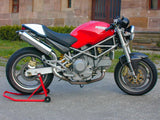 SPARK Ducati Monster 600/900 High Position Slip-on Exhaust "Round" (EU homologated; steel)