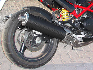 SPARK Ducati Monster Slip-on Exhaust "Oval" (EU homologated)