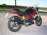 SPARK Ducati Monster Slip-on Exhaust "Oval" (EU homologated)
