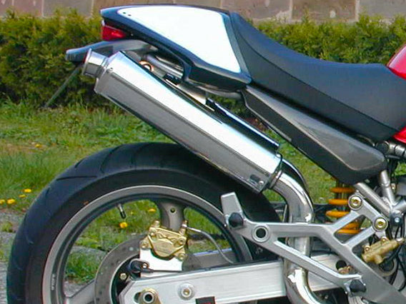 SPARK Ducati Monster High Position Titanium Slip-on Exhaust 
