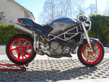 SPARK Ducati Monster S4R / S4RS High Position Titanium Slip-on Exhaust "Round" (EU homologated)