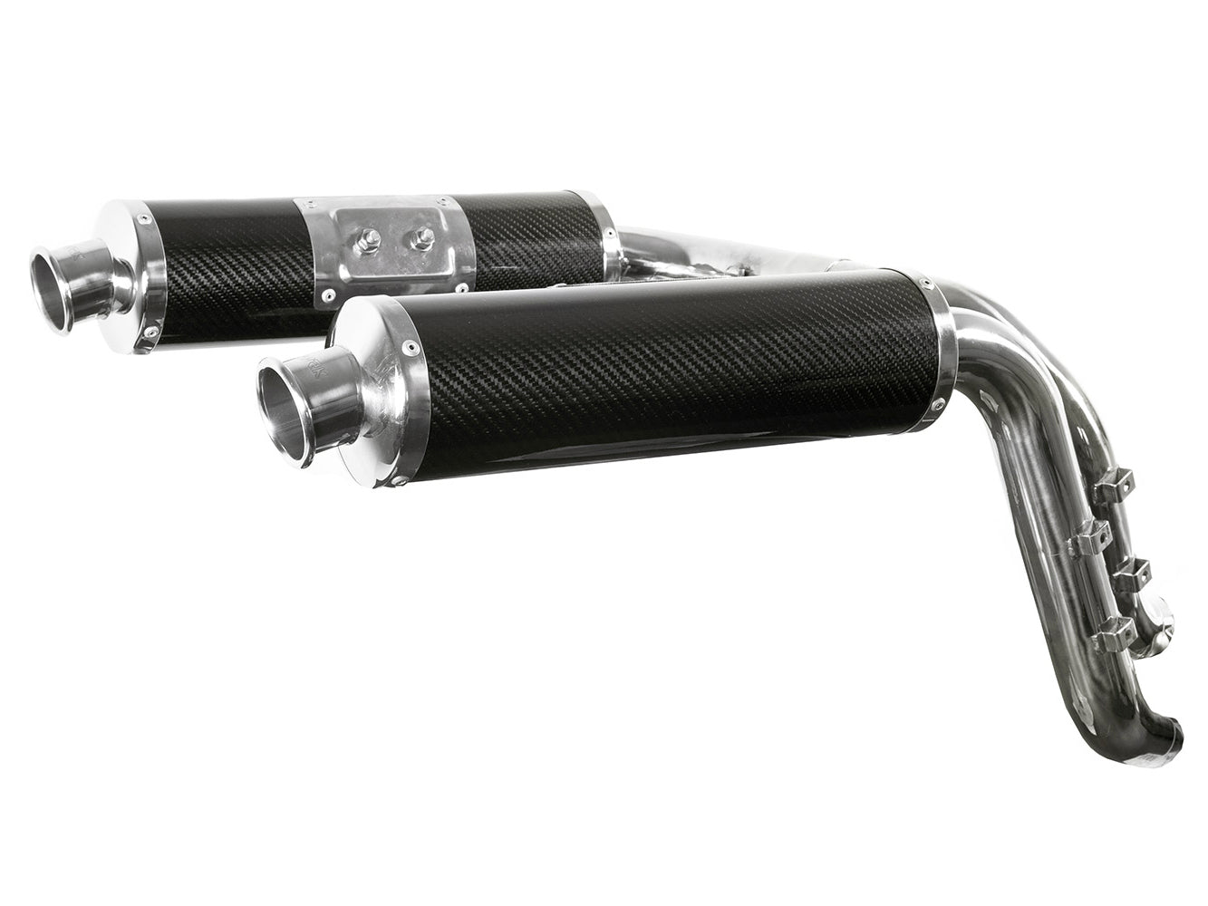 SPARK Ducati Monster S4R/S4RS High Position Slip-on Exhaust 