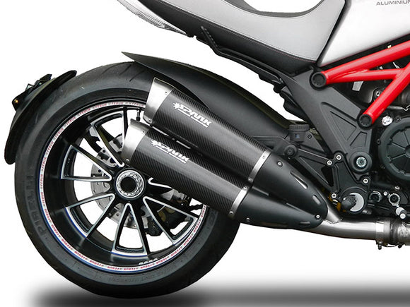 SPARK Ducati Diavel (11/16) Slip-on Exhaust 