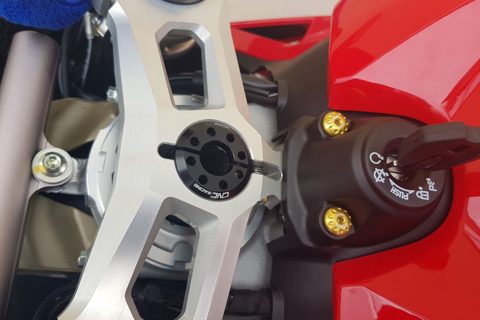 CNC RACING Ducati Panigale V4 / Streetfighter Steering Head Ring