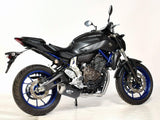 SPARK Yamaha MT-07/Tracer 700 Full Exhaust System "Force" (EU homologated; low position)