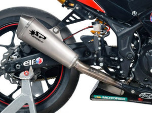 SPARK Yamaha YZF-R3 (2015+) Full Titanium Exhaust System "Konix" (racing)