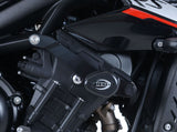 CP0430 - R&G RACING Triumph Street Triple S / R / RS Frame Crash Protection Sliders "Aero"