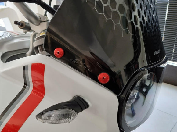 KV303 - CNC RACING Ducati DesertX (2022+) Wind Screen Screws