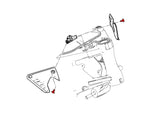 KV343 - CNC RACING Ducati Monster 950 (2021+) Steering Head Cover Screws
