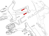 KV396X - CNC RACING Ducati Multistrada Titanium Passenger Footpegs Holder Bolts (M8x35)