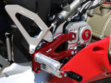 PE407PR - CNC RACING Ducati Panigale V4 (2018+) Adjustable Rearset "Easy" (Pramac Racing edition)
