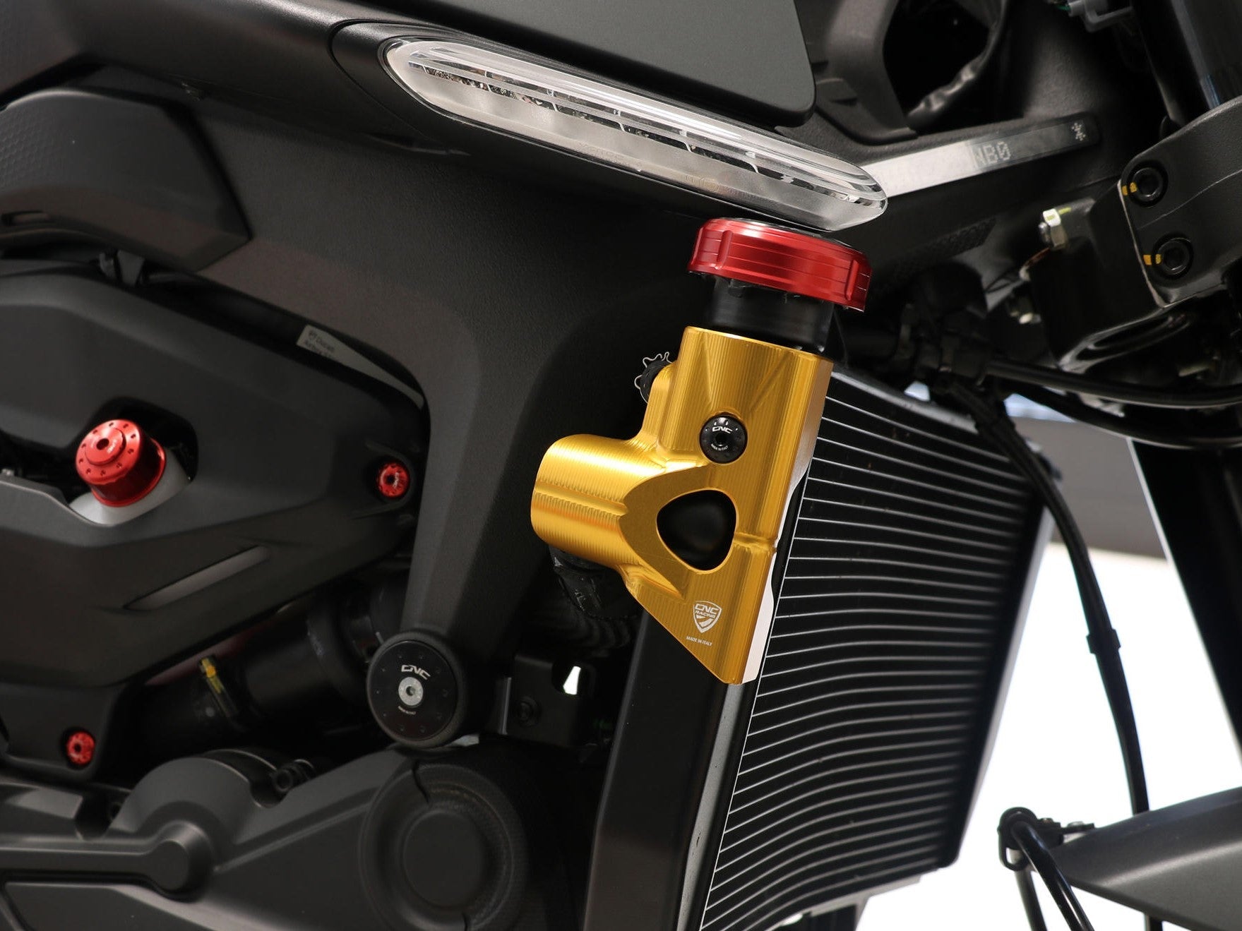 CNC RACING Ducati Monster 950 Radiator / Water Cooler Side Guard 