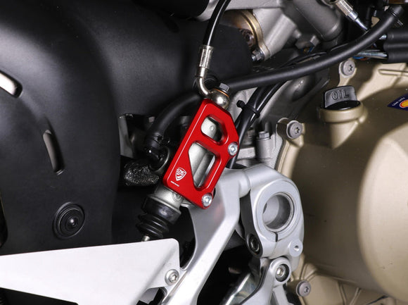 PR325 - CNC RACING Ducati / Moto Guzzi Rear Brake Master Cylinder Protector (for OEM rearset)