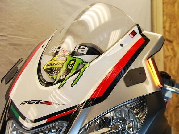 NEW RAGE CYCLES Aprilia RSV4 (09/20) LED Front Turn Signals – Accessories in the 2WheelsHero Motorcycle Aftermarket Accessories and Parts Online Shop