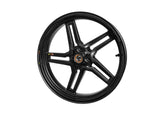 BST Ducati Panigale 1199/1299 Carbon Wheel "Rapid TEK" (front, 5 slanted spokes, black hubs)