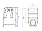 Ducati DesertX (2022+) OHLINS Steering Damper + CNC RACING Mounting Kit