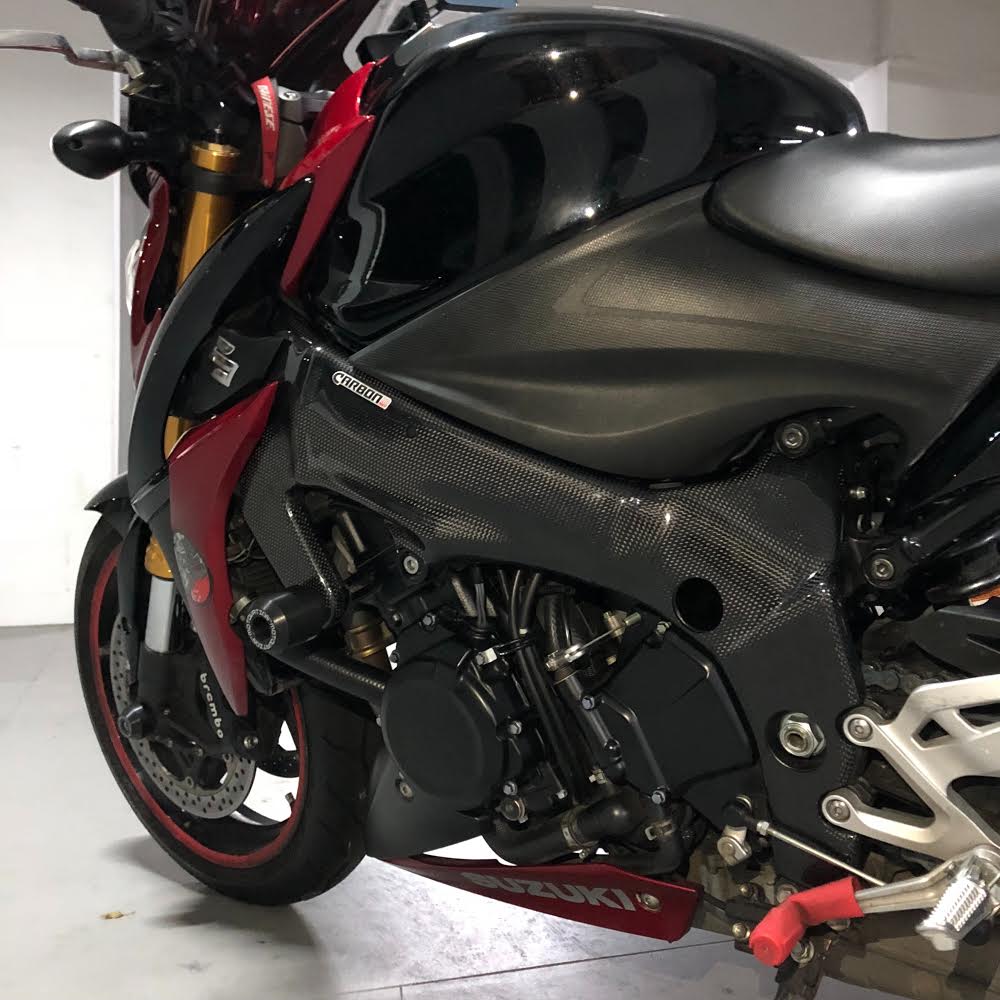 CARBON2RACE Suzuki GSX-S1000 (15/21) Carbon Frame Covers – 2Wheels