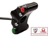 SWD01PR - CNC RACING Ducati 7 Buttons Left Handlebar Switch (Pramac edition; street)