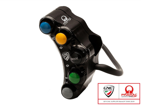 SWD13PR - CNC RACING Ducati Panigale V4 / Streetfighter 8 Buttons Left Handlebar Switch (Pramac edition; street)