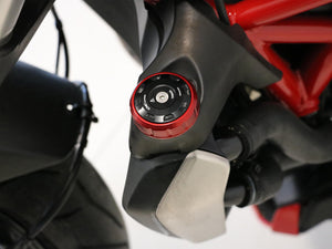 TA155 - CNC RACING Ducati Monster 821/1200 Radiator Cap Cover (bi-color)