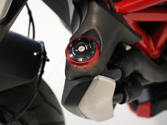 TA155 - CNC RACING Ducati Monster 821/1200 Radiator Cap Cover (bi-color)