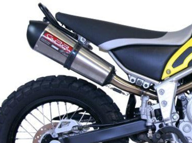 GPR Yamaha XG250 Tricker Full Exhaust System GPE Anniversary Titanium  u003c!-- – Two Wheels Hero --u003e