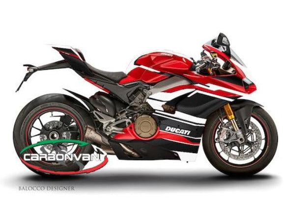 CARBONVANI Ducati Panigale V4 / V4R Full Carbon Fairing Set (8 parts; Aggressiva version)