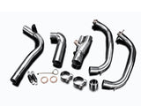 DELKEVIC Kawasaki KLE 300 Versys-X Full Exhaust System with Stubby 17" Tri-Oval Silencer