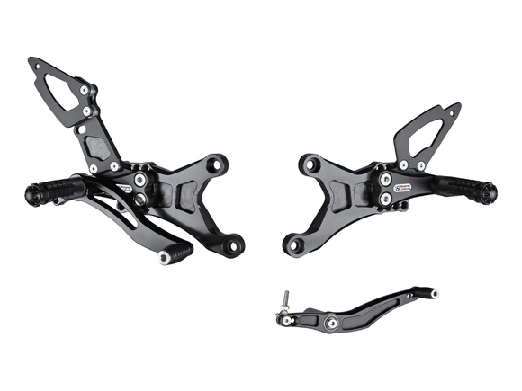 Y006R - BONAMICI RACING Yamaha YZF-R1 (07/08) Adjustable Rearset (reversed shift) – Accessories in the 2WheelsHero Motorcycle Aftermarket Accessories and Parts Online Shop