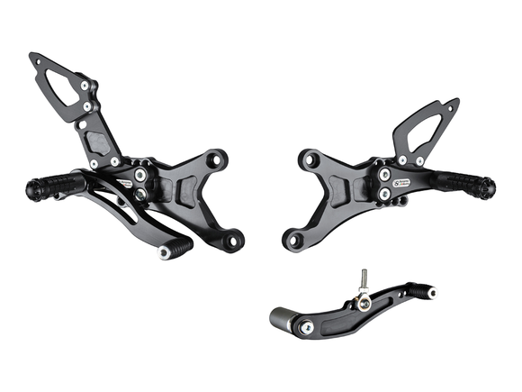 Y006 - BONAMICI RACING Yamaha YZF-R1 (07/08) Adjustable Rearset – Accessories in the 2WheelsHero Motorcycle Aftermarket Accessories and Parts Online Shop