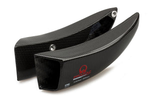 ZA701PR - CNC RACING Ducati Panigale V4 Carbon Front Brake Cooling System "GP Ducts" (Pramac edition)
