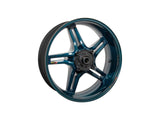 BST Ducati Monster 821 Carbon Wheel "Rapid TEK" (offset rear, 5 slanted spokes, black hubs)