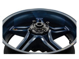 BST Suzuki Hayabusa (2008+) Carbon Wheel "Rapid TEK" (conventional rear, 5 slanted spokes, black hubs)