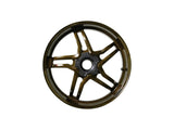 BST Aprilia Tuono V4 Carbon Wheel "Rapid TEK" (conventional rear, 5 slanted spokes, black hubs)