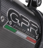 GPR Honda CB600F Hornet (98/02) Slip-on Exhaust "GPE Anniversary Poppy" (EU homologated) – Accessories in the 2WheelsHero Motorcycle Aftermarket Accessories and Parts Online Shop