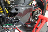 CARBONVANI Ducati Superbike 1098 / 1198 / 848 Carbon Swingarm Guard (SBK version)