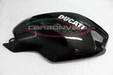 CARBONVANI Ducati Monster 696/796/1100 Carbon Side Tank Panels Kit "Black"
